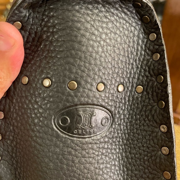 Vintage Celine Soft Leather stud gorgeous tot handled bag - Picture 6 of 16